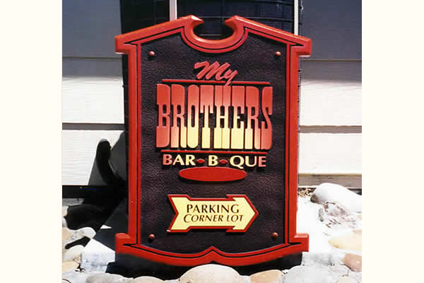 3 Dimensional sign example by Arrowhead Signs
